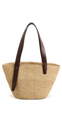 LIÉ STUDIO The Bianca Raffia Small Bag Natural One Size