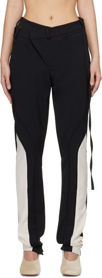 Ottolinger Black Asymmetric Trousers