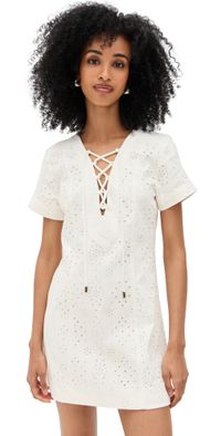 Ramy Brook Ines Dress White Eyelet 4