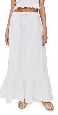 Peixoto Riley Maxi Skirt White M