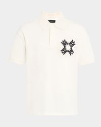 Men's Embroidered MA Quad Polo Shirt