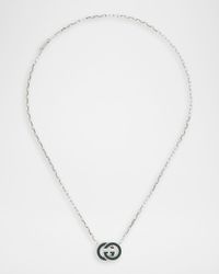 Men's Gucci Interlocking Pendant Necklace