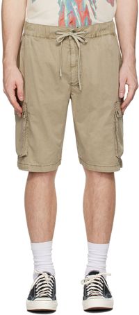 Ksubi Beige Krush Cargo Shorts