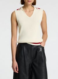 Selected - Pull droit en maille - Taille L - Beige