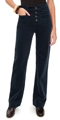 Faherty Stretch Terry Corduroy Patch Pocket Pants Abyss Navy 30