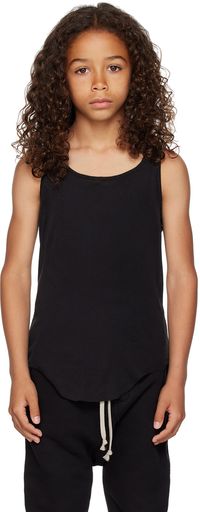 Rick Owens Kids Black Basic Tank Top