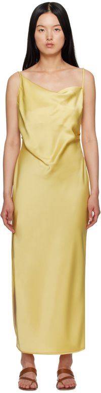 Nanushka Yellow Lennie Maxi Dress