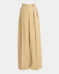 Pamplona Pleated Wide Leg Pants