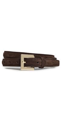 ANINE BING Nicola Belt Dark Brown XS/S