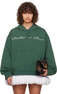 LAURA ANDRASCHKO Green 'Buller Or Box' Hoodie