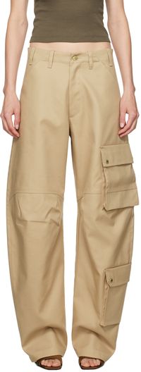 DARKPARK Beige Rose Cargo Pants