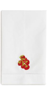 Abbode Tomato Tea Towel White One Size