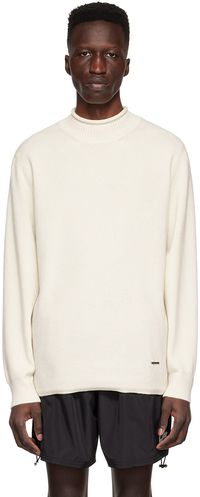 We11done Off-White Cashmere Sweater