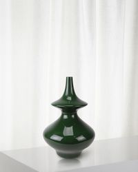 Irregular Porcelain Vase, 13"