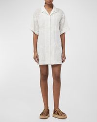Reed Embroidered Shirtdress