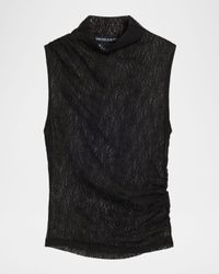 Mylie Lace Mock-Neck Tank Top