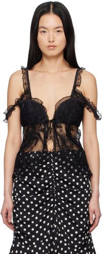 Anna Sui Black Tie Camisole