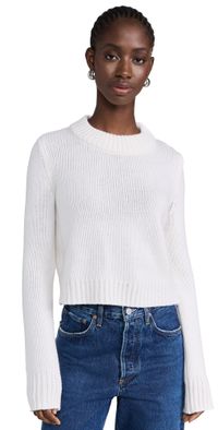 La Ligne Solid Mini Marin Sweater Cream L