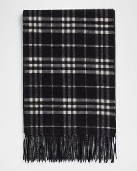 Icon Check Cashmere Scarf