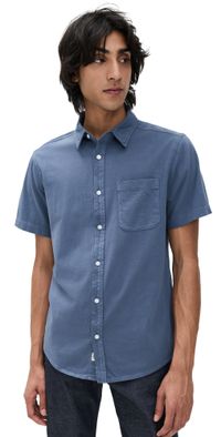 Fair Harbor The Saltaire Short Sleeve Shirt Navy M
