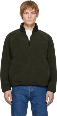 A.P.C. Khaki Island Brodé Sweatshirt