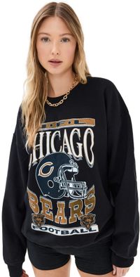 Junk Food Bears Helmet Crew Sweatshirt Black XS