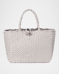 Kayla Woven Leather Tote Bag