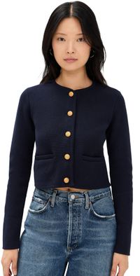 Joe's Jeans The Talia Cardigan Jacket Blue Black M