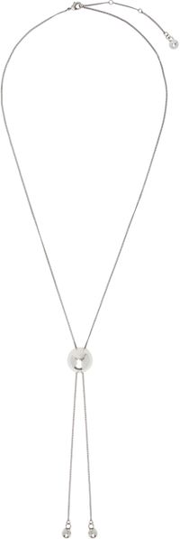 LEMAIRE Silver Rattle Bolo Tie Necklace