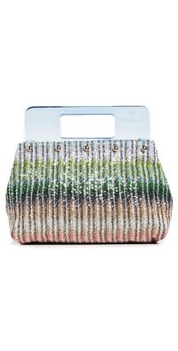 Missoni Plexi Pouch Small Rainbow Lurex One Size