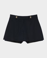 Leo Wool-Blend Skort
