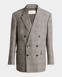 Men's Double-Breasted Relaxed Blazer