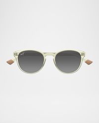 Men's Hiehie Nylon Round Sunglasses
