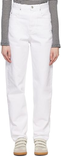 Isabel Marant Etoile White Corsy Jeans