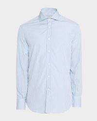 Men's Gingham Check Long-Sleeve Shirt