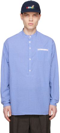 UNDERCOVER Chemise bleue à carreaux