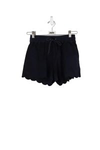 Sezane - Seconde Main - Mini short en cuir - Taille S - Bleu