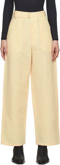 AURALEE Beige Weather Trousers