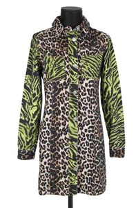 Ganni - Seconde Main - Robe en coton - Taille XS - Marron