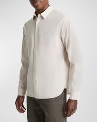 Men's Garment-Dyed Poplin Sport Shirt