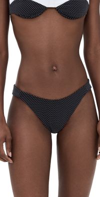 Onia Lucie Bikini Bottoms Black/White M