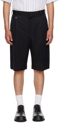 JACQUEMUS Black Le Mariage 'Le short Melo' Shorts