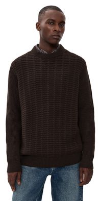 Barbour Barbour Cleveland Crew Neck Sweater Dark Oak M