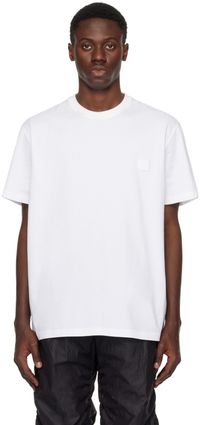 WOOYOUNGMI T-shirt blanc à plaque à logo