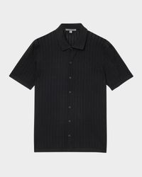 Men's Moore Button-Down Summer Sweater Shirt