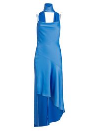 Women's Harmony Asymmetric Midi-Dress - French Blue - Size 14