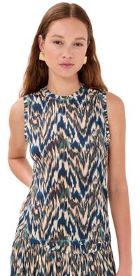 Ulla Johnson Ines Sleeveless Top Riverslate M