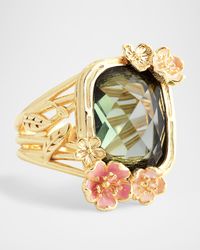 Wildflowers Stone Statement Ring