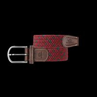 Billybelt - Ceinture tressée élastique multicolore - Taille 110 - Rouge