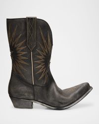 Men's Wish Star Leather Low Western Boots